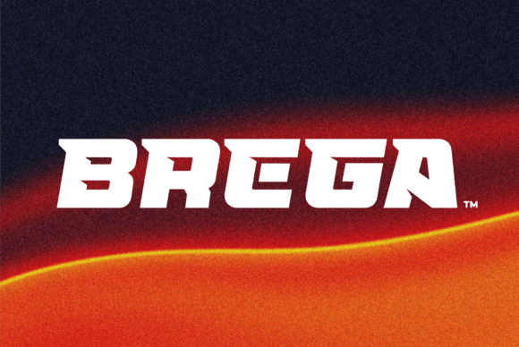 Brega Font: Bold Display Type for Sports Campaigns