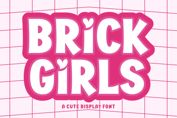 Brick Girls Typeface for Editorial Design