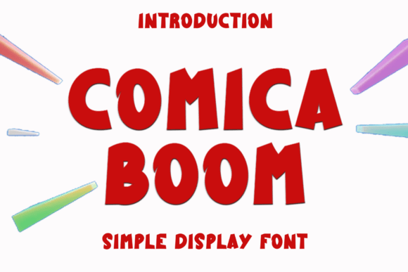 Comica Boom: The Festive Display Font for Holiday Campaigns
