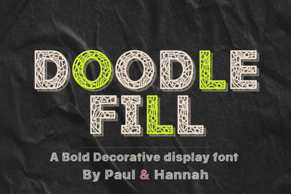 Doodle Fill: The Ultimate Decorative Font for Crafters