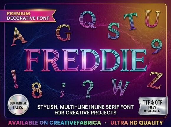 Freddie Typeface for Bold Campaign Design