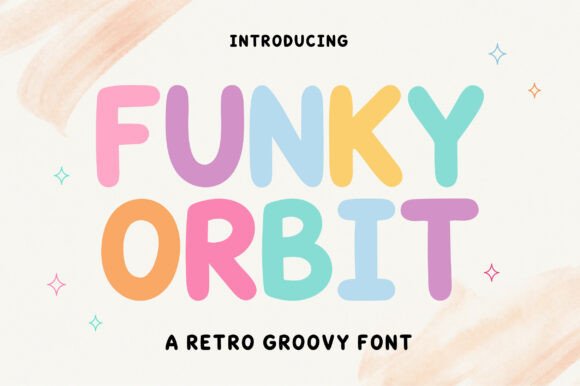 Funky Orbit: A Retro Display Font for Playful Brands