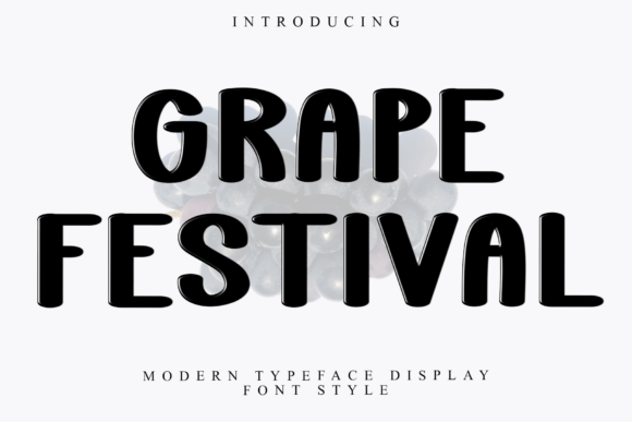 Grape Festival Font for Elegant Branding