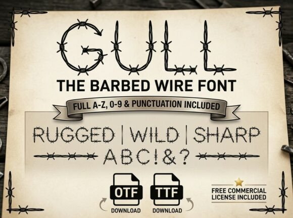Gull Font: Industrial Edge for Bold Campaigns