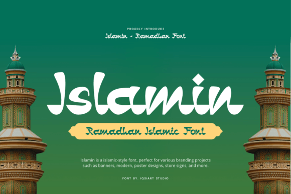 Islamin Typeface for Elegant Business Branding