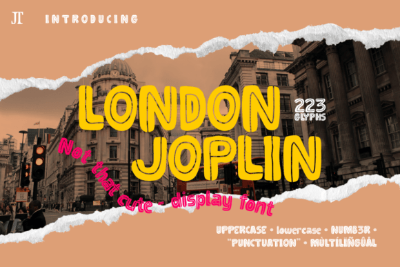London Joplin Typeface for Editorial Design