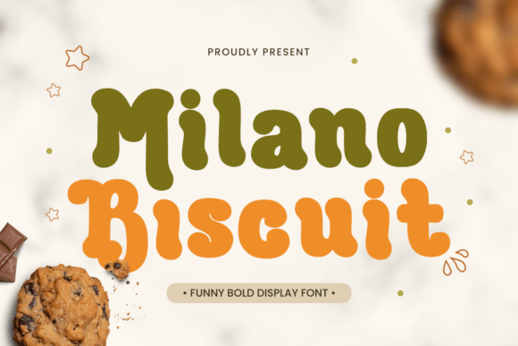 Milano Biscuit Typeface for Appetizing Campaigns