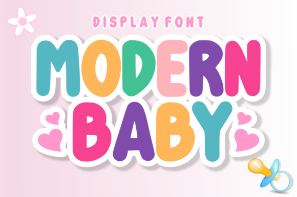 Modern Baby Typeface for Playful Branding