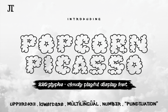 Popcorn Picasso: A Bold Typeface for Playful Brands