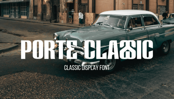 Porte Classic Typeface for Modern Makers