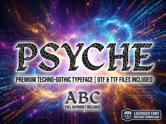Psyche Typeface for Modern Web Design