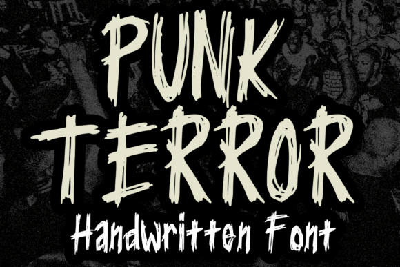 Punk Terror Display Font for Bold Editorial Design