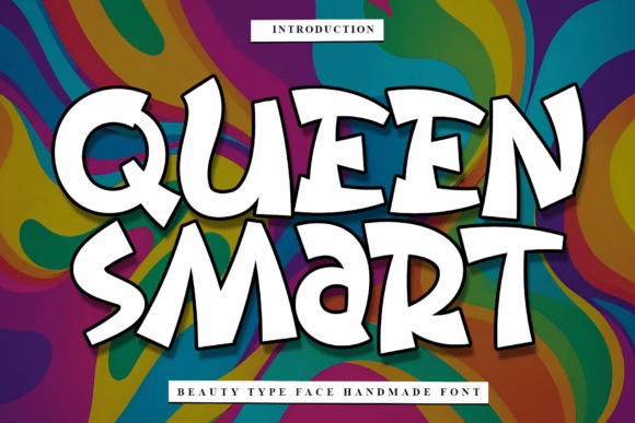 Queen Smart Font for Bold Handmade Designs