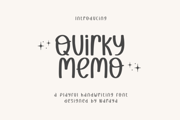 Quirky Memo: The Handwriting Font for Authentic Branding