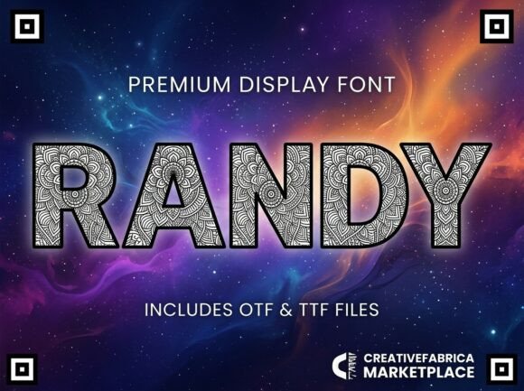 Randy Font Review: A Bold Display for Creative Brands