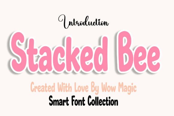 Stacked Bee Font Review for Makers and Crafters