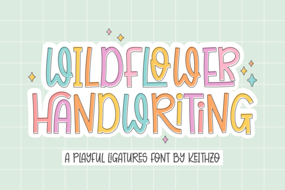Wildflower Handwriting Typeface for Web Design