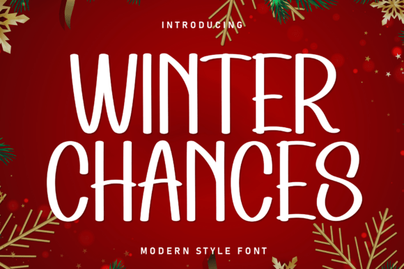Winter Chances Typeface for Modern Branding