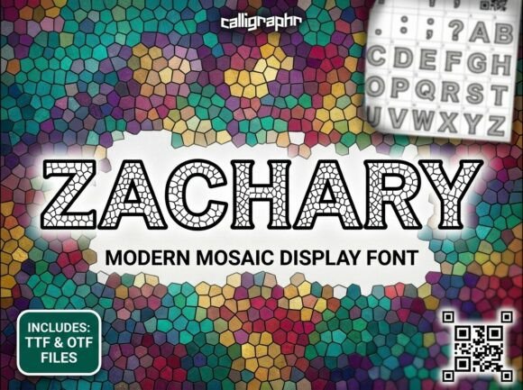 Zachary: A Bold Display Font for Modern Branding
