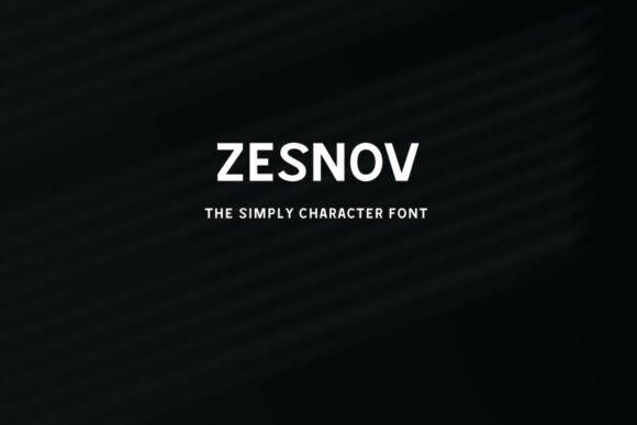 Zesnov: The Modern All-Caps Font for Crafters